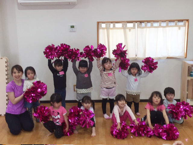 チアダンス体験レッスン幼児①