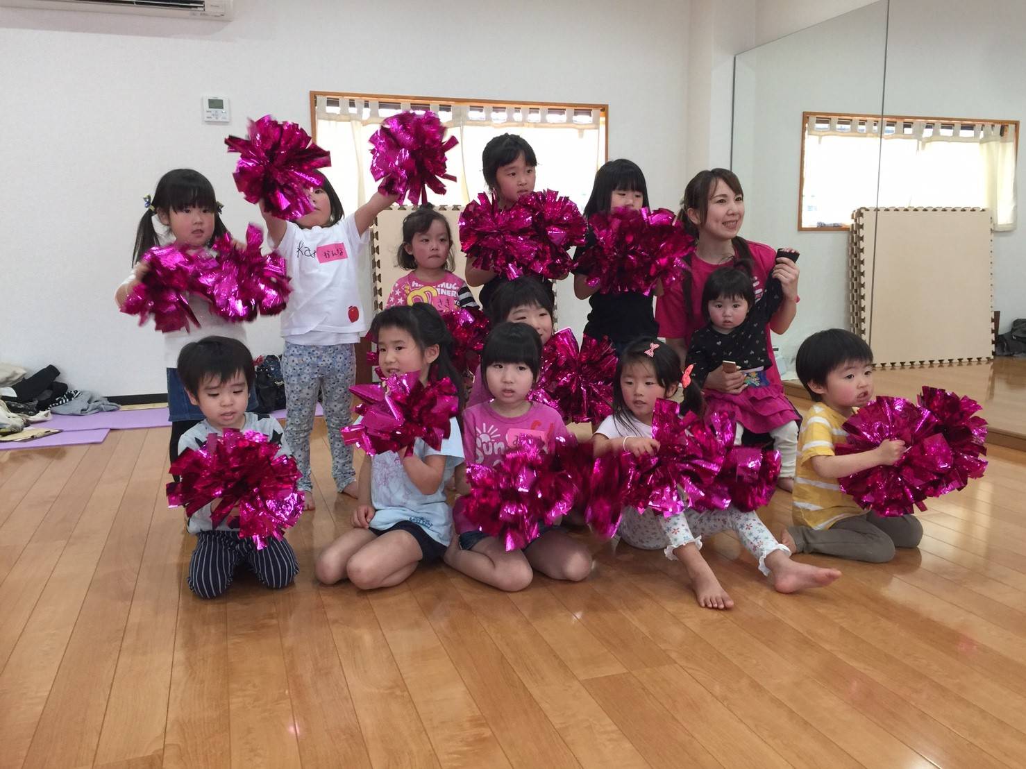 チアダンス体験レッスン幼児①