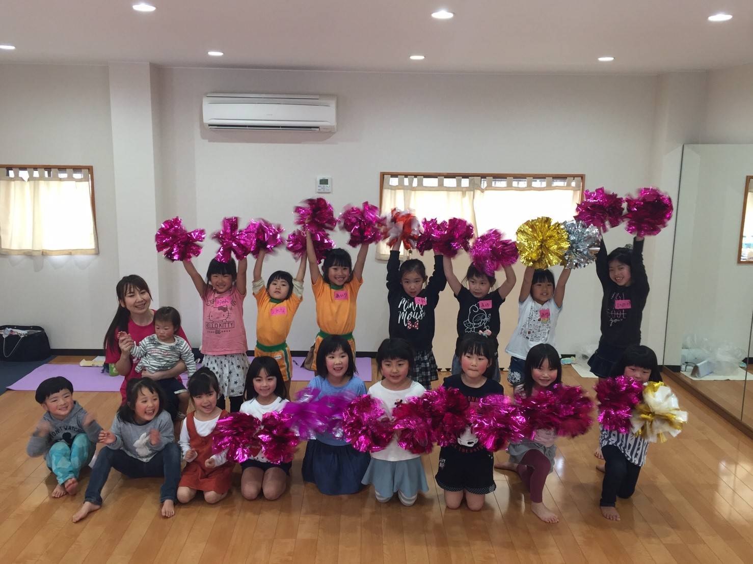 ３月５日チアダンス体験レッスン小学生①
